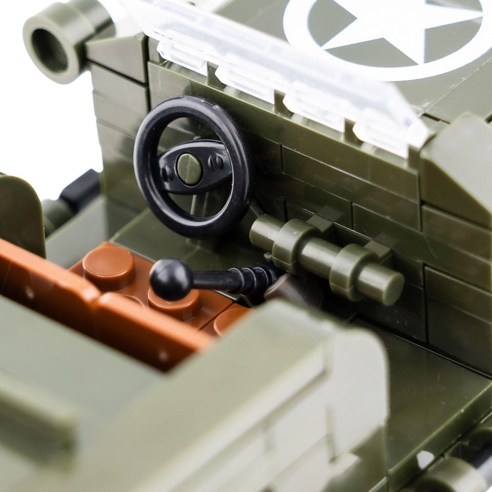 Stavebnice US ARMY JEEP