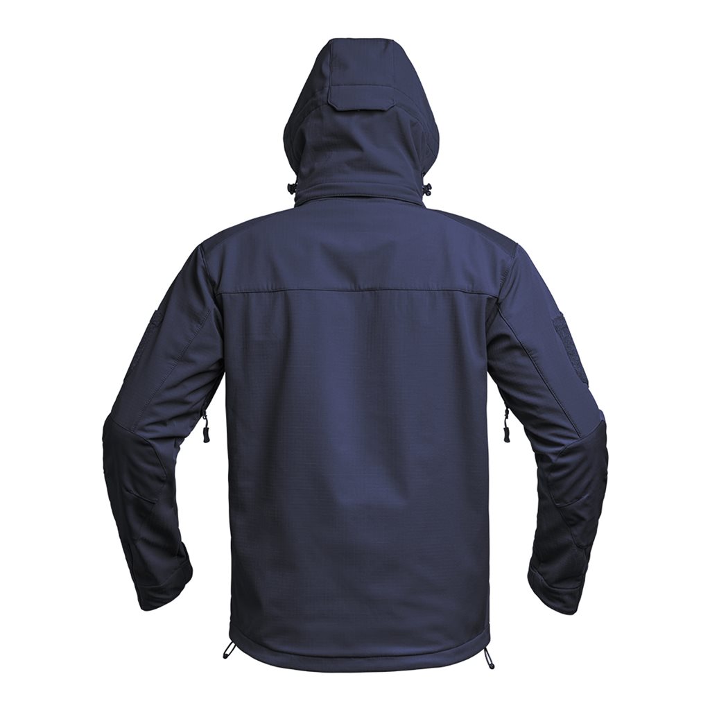 Bunda FIGHTER V2 softshell s kapucí MODRÁ vel. XS