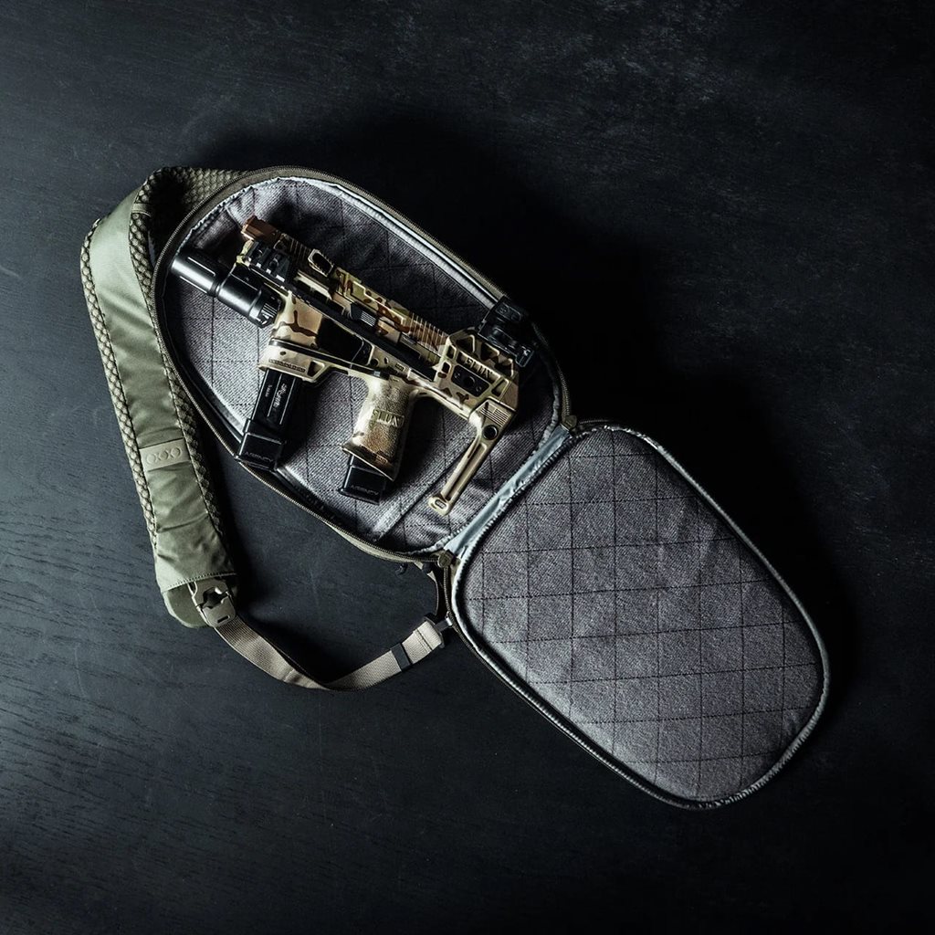 Batoh přes rameno FADE SLING ZELENÝ