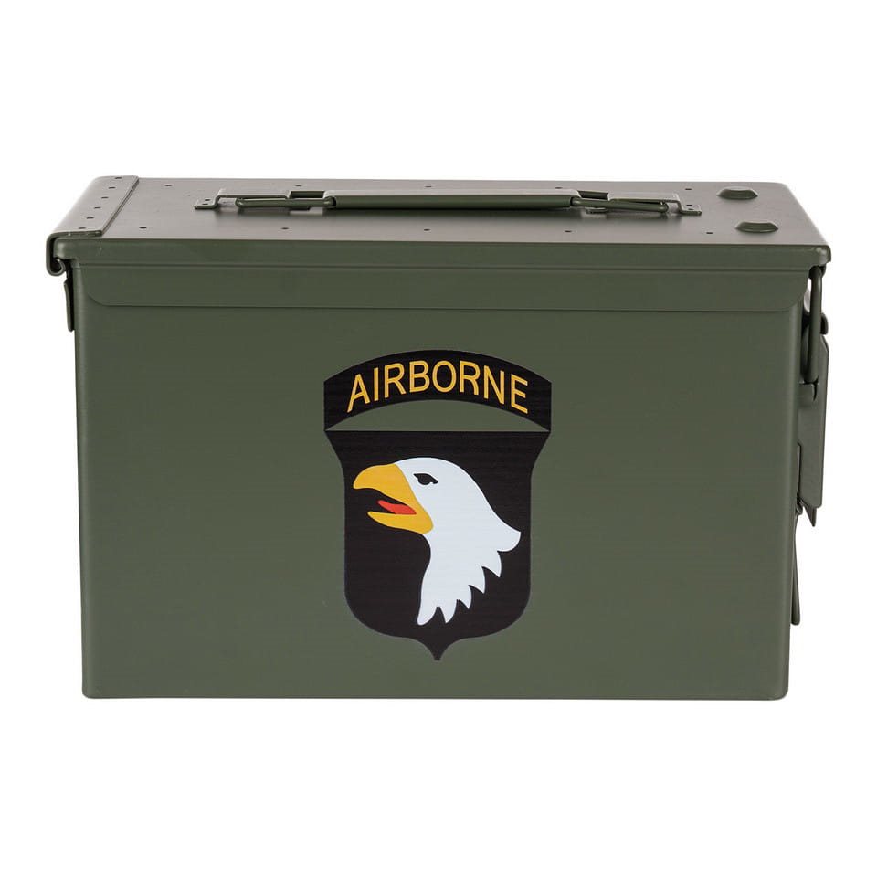 Bedna na munici CAL.50 101st Airborne ZELENÁ