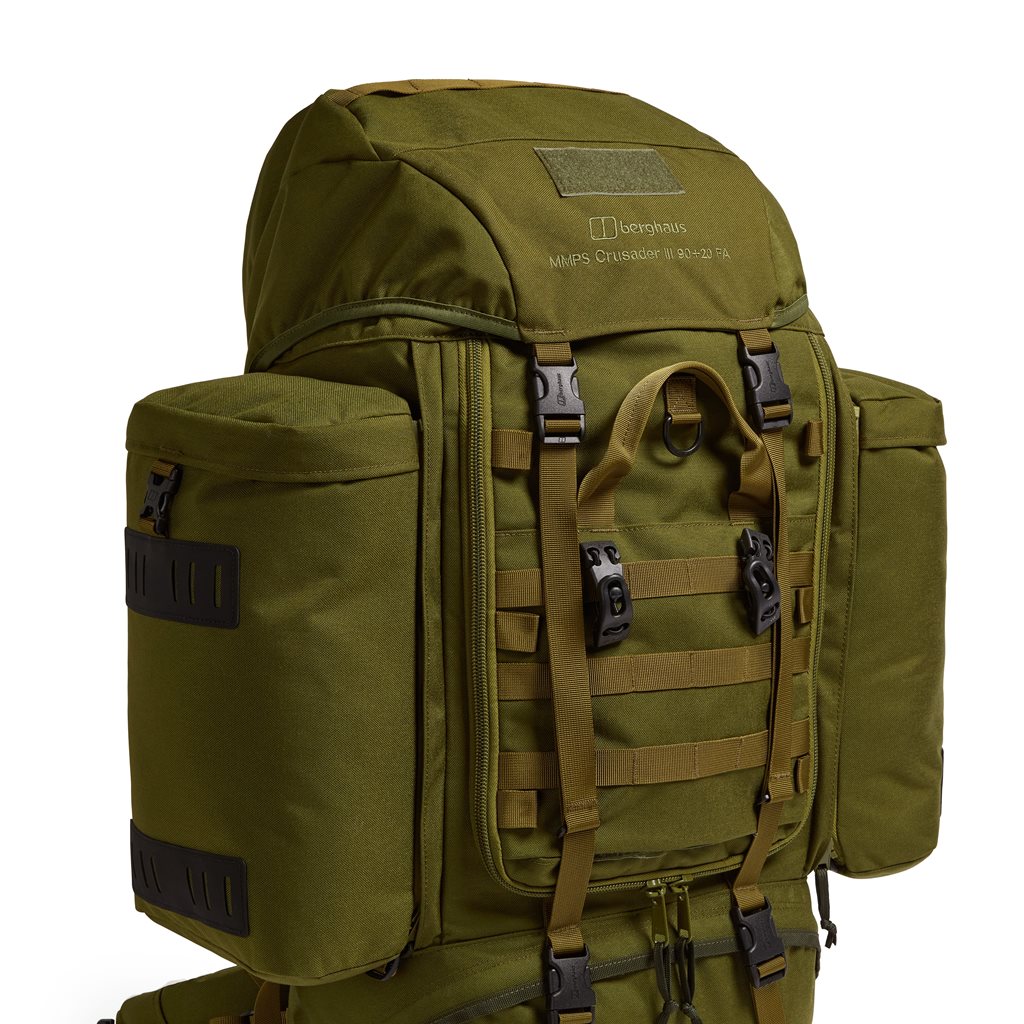 Batoh MMPS CRUSADER III FA 90+20L ZELENÝ vel. 2