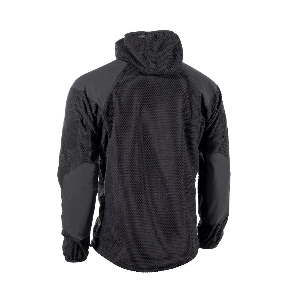 Mikina zip s kapucí fleece DELTA ČERNÁ vel. S
