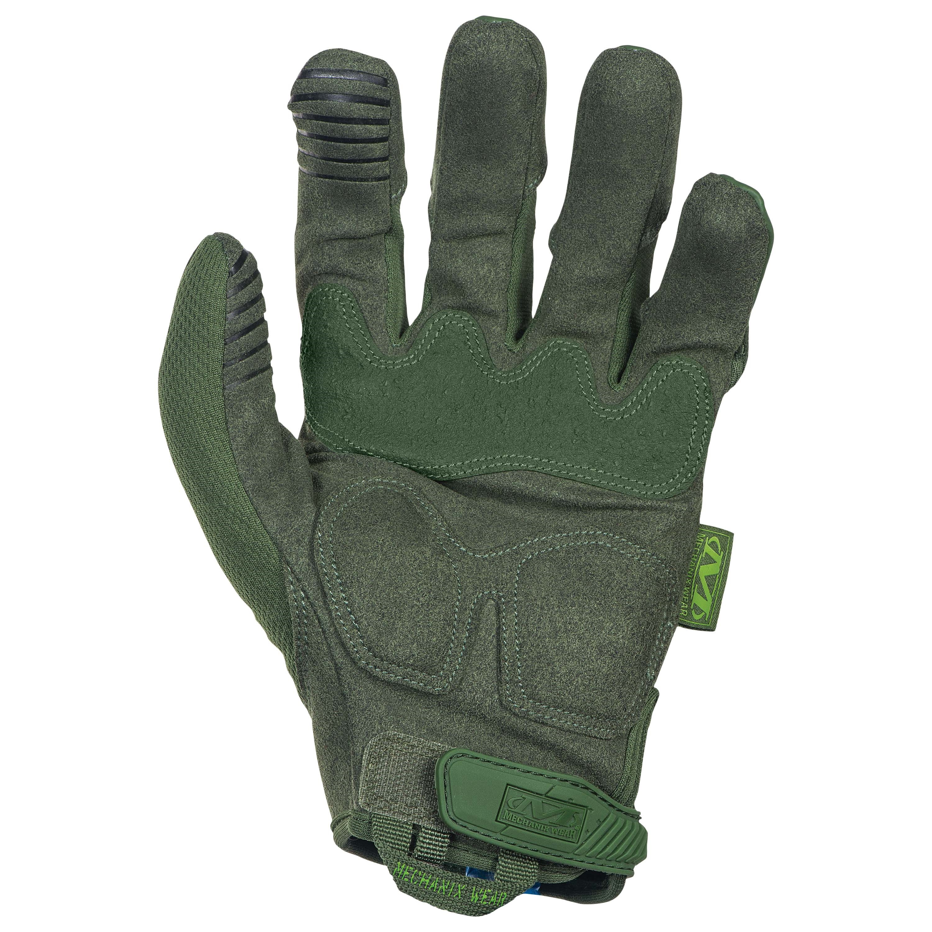Rukavice MECHANIX M-PACT JASNĚ ZELENÉ vel. XL