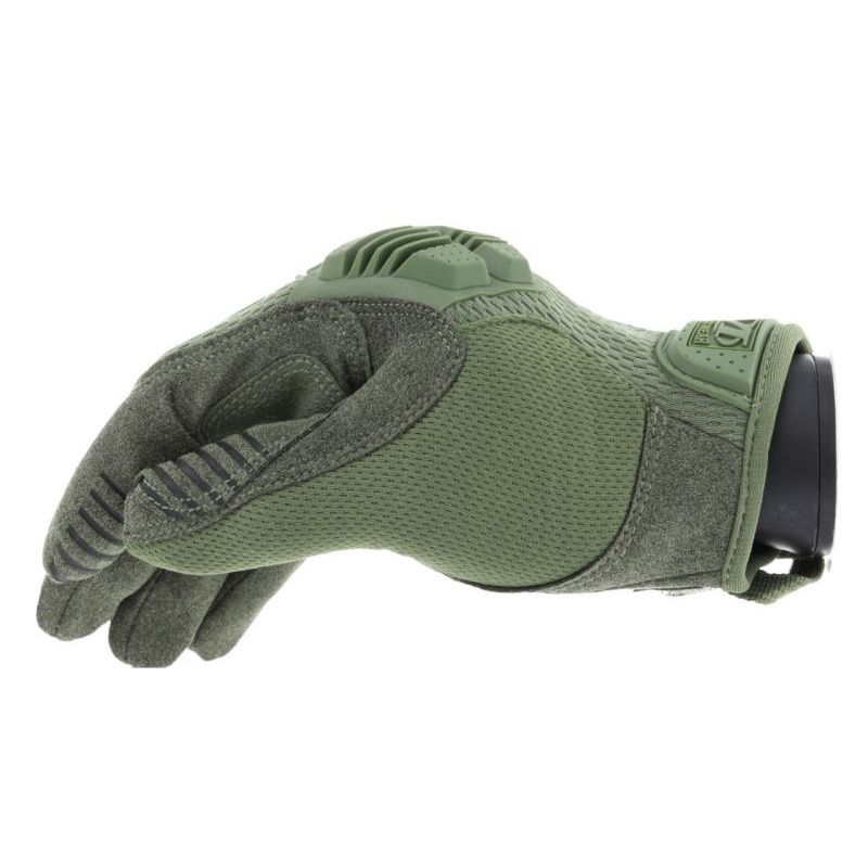 Rukavice MECHANIX M-PACT JASNĚ ZELENÉ vel. XL
