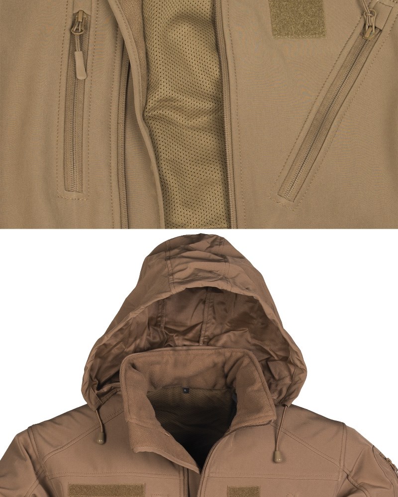 Bunda softshell SCU 14 DARK COYOTE vel. S