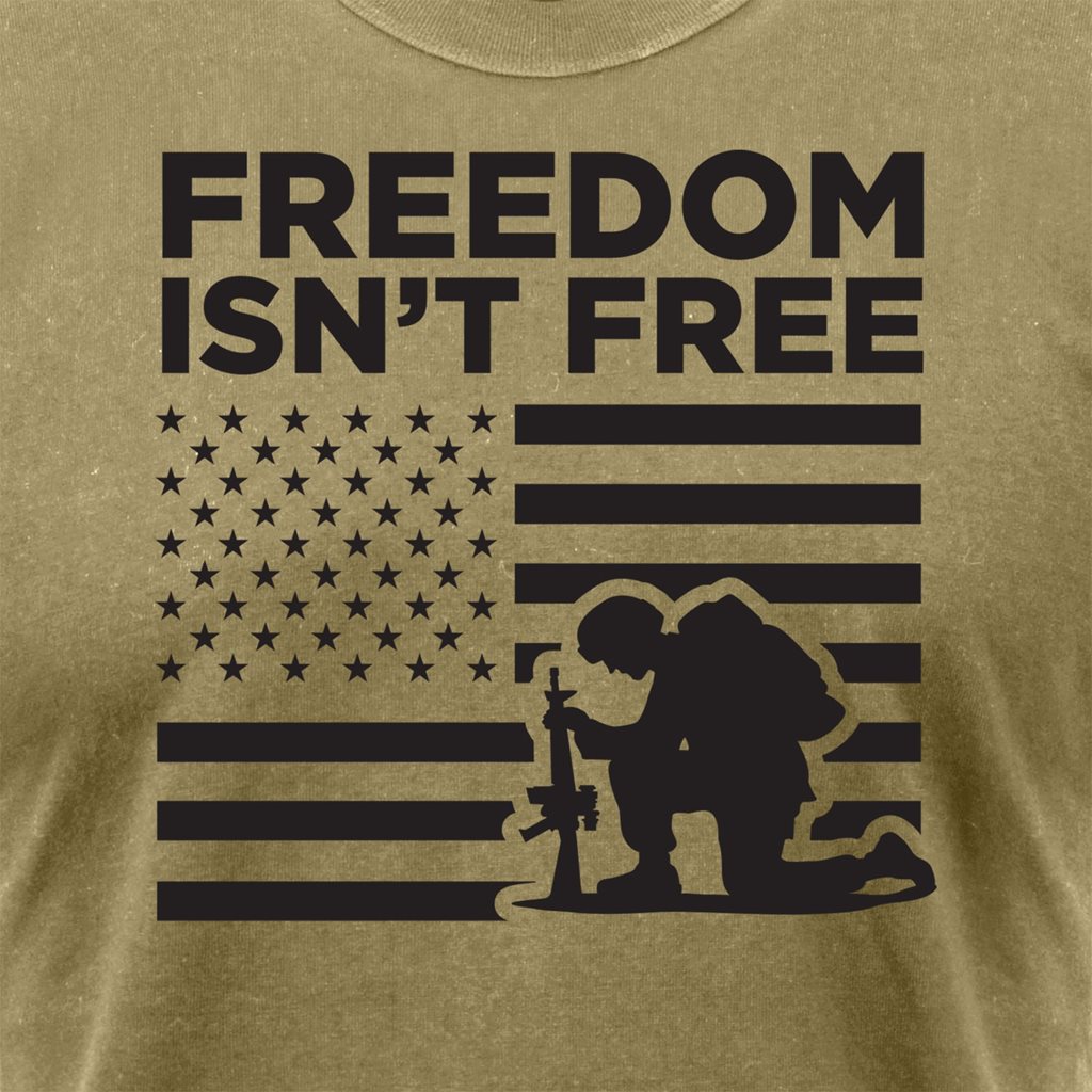 Triko FREEDOM ISN´T FREE krátký rukáv COYOTE vel. S