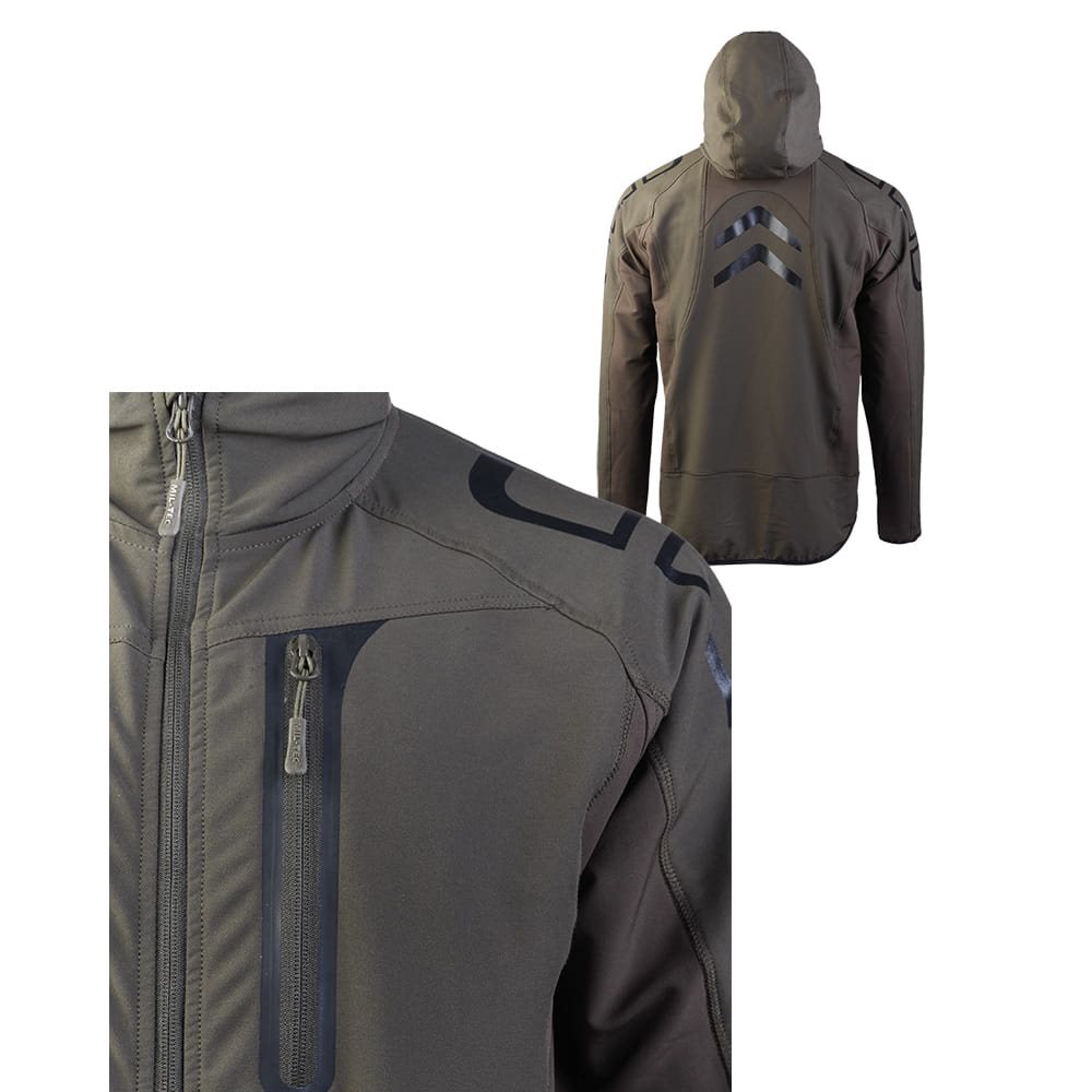 Bunda softshellová DYNAMIC FORCE FLEX-TECH ZELENÁ vel. M