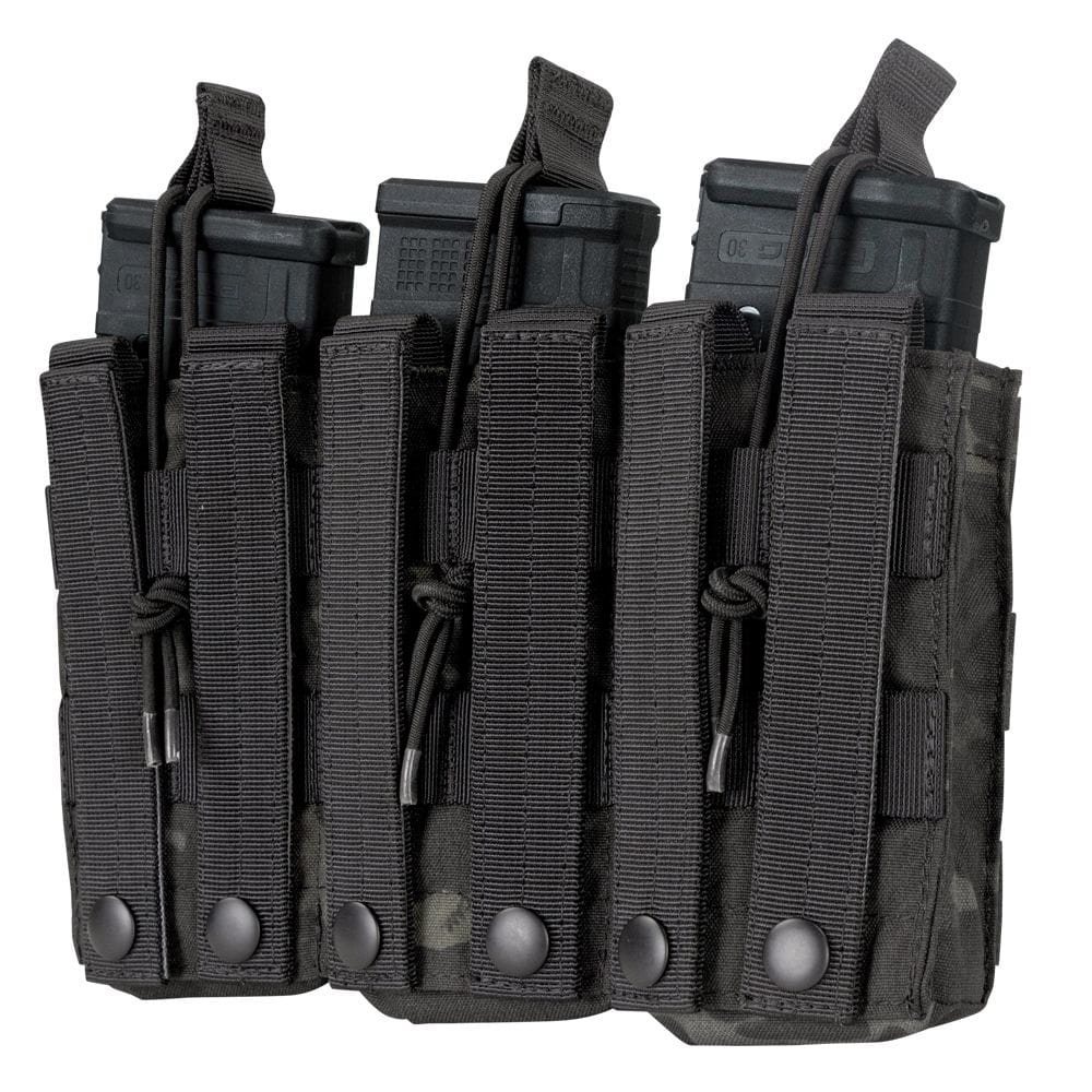 Sumka MOLLE trojitá na zásob. 3xM4 otev. MULTICAM® BLACK