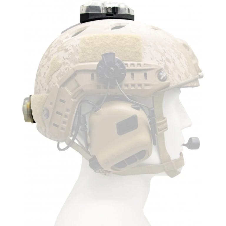 Světlo poziční F101 STEALTH SURVIVAL IPX8 na helmu COYOTE