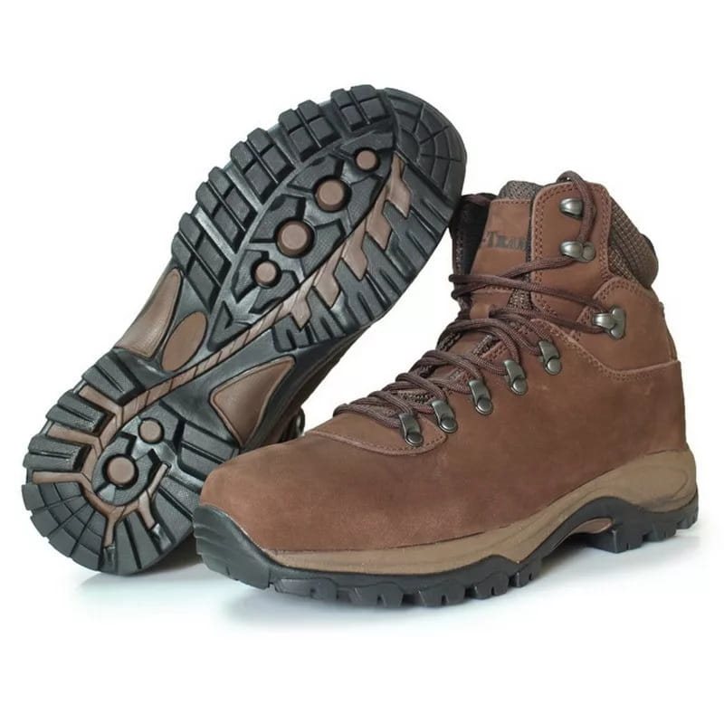 Boty OUTDOOR CNL kožené HNĚDÉ vel. 41