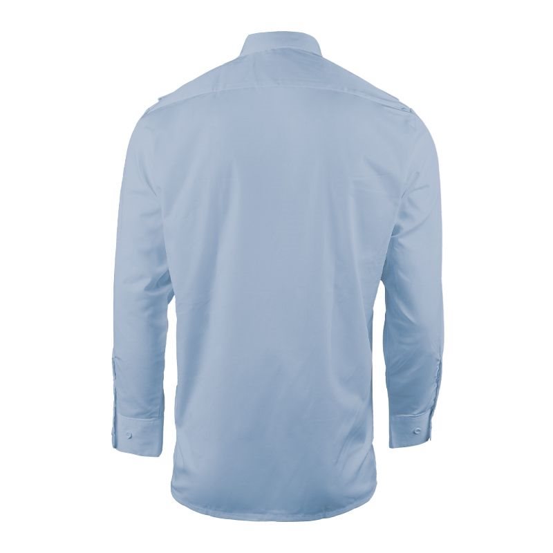 Košile SERVIS dlouhý rukáv na knoflíky SVĚTLE MODRÁ vel. 3XL