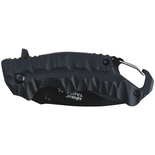 Nůž zavírací ELITE GATOR s karabinou ČERNÝ