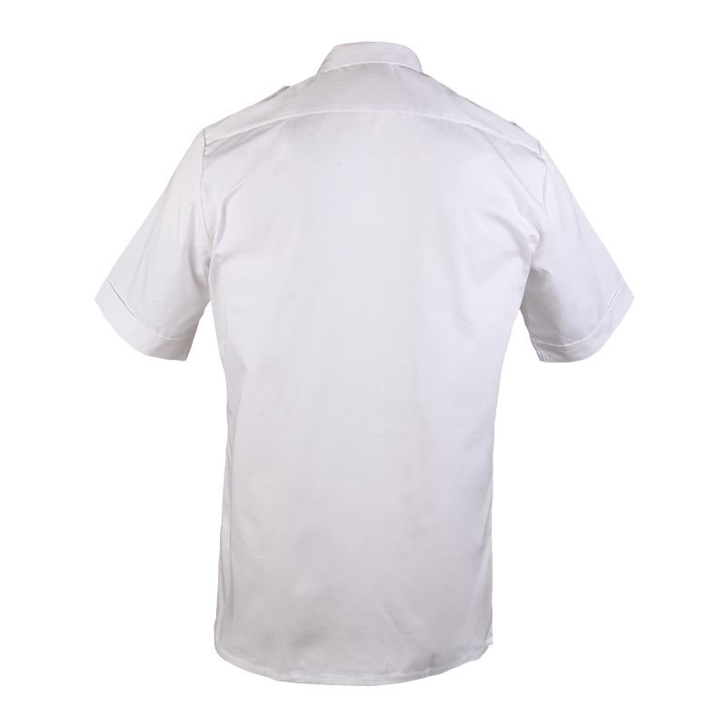 Košile SERVIS krátký rukáv na knoflíky BÍLÁ vel. 3XL
