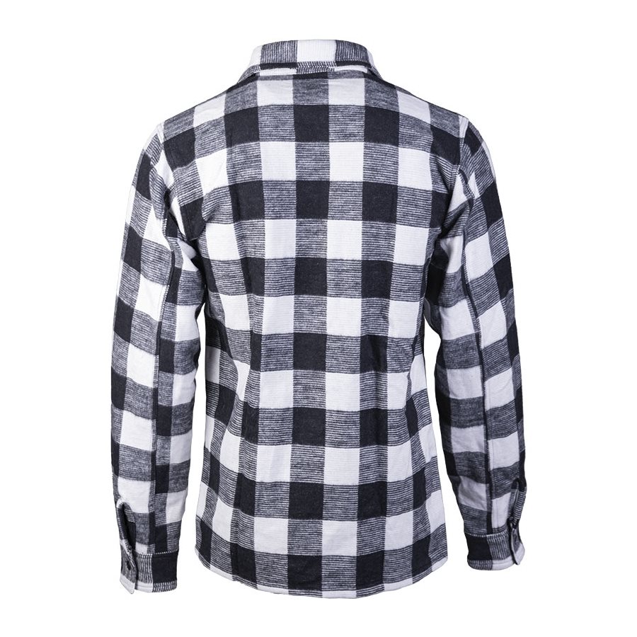 Košile DŘEVORUBECKÁ na knoflíky BÍLOČERNÁ vel. XXL