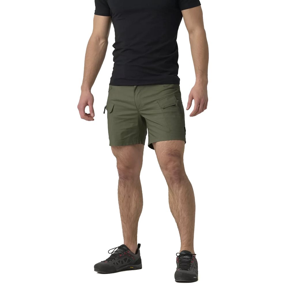 Kraťasy URBAN TACTICAL® 6" rip-stop stretch OLIVE GREEN vel. 4XL