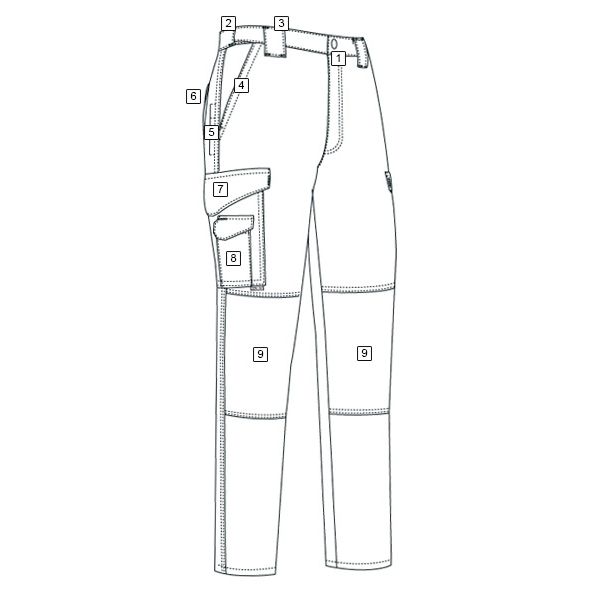 Kalhoty dámské 24-7 TACTICAL rip-stop ZELENÉ vel. 4
