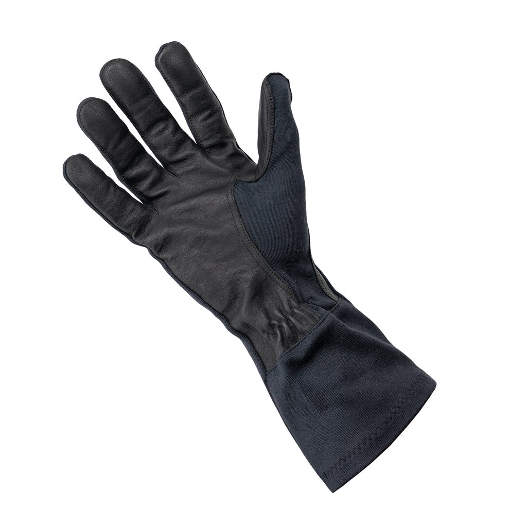 Rukavice pilotní BW aramid/kůže ČERNÉ použité vel. 7,5