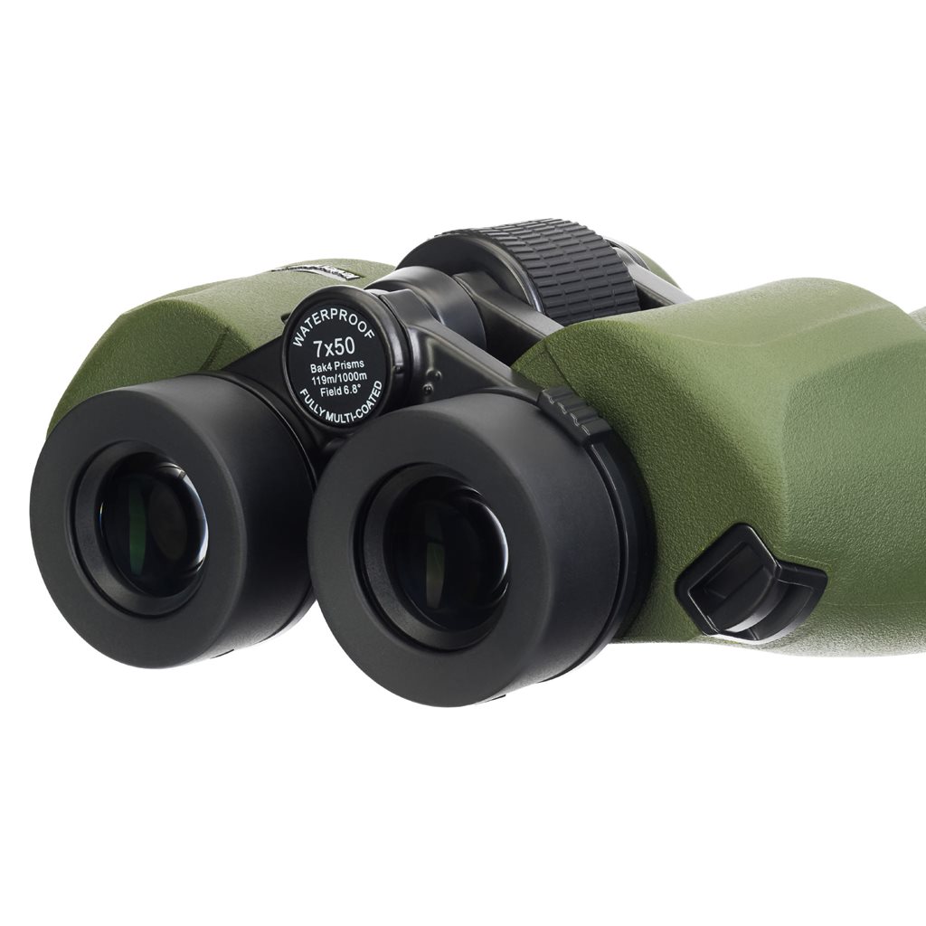 Dalekohled binokulární se zaměřovačem 7x50 ARMY ZELENÝ