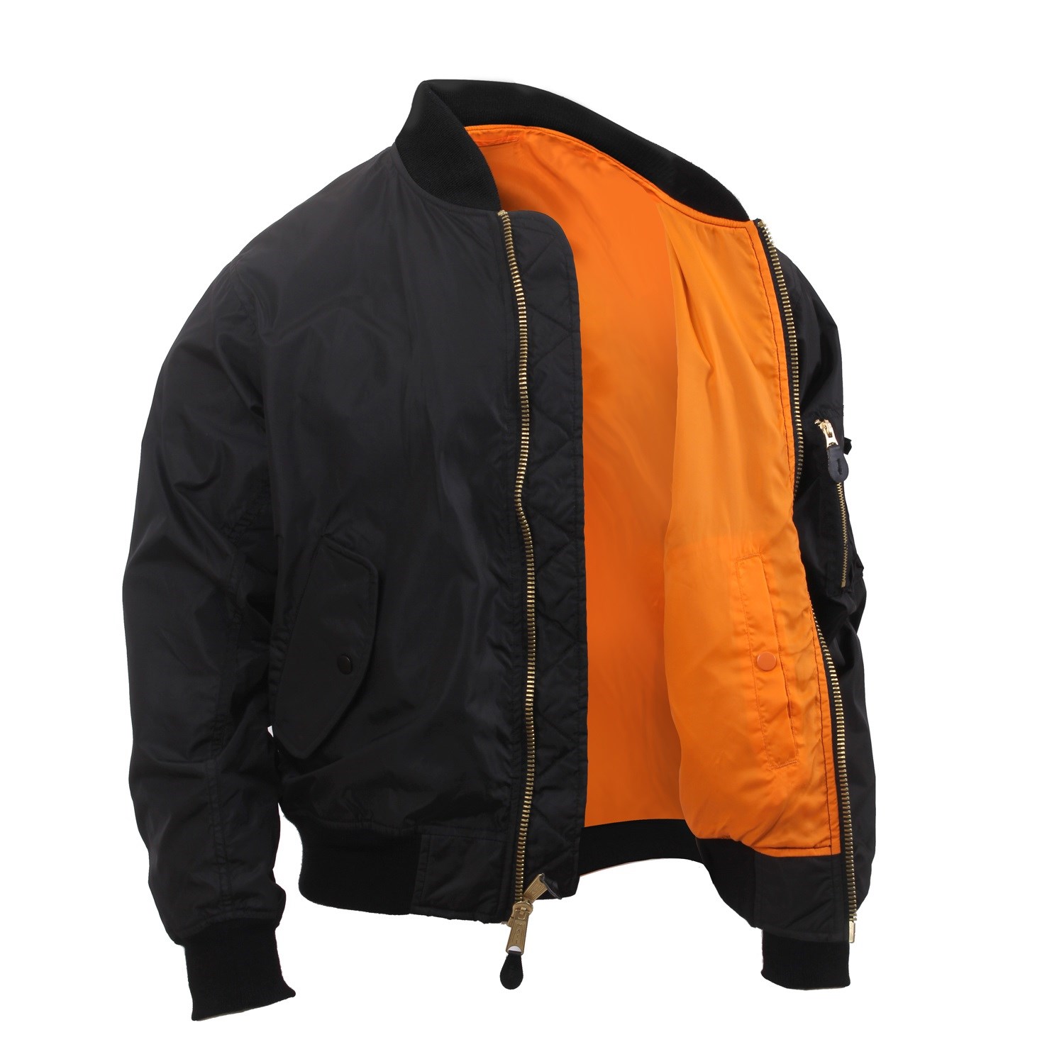 Bunda bomber MA1 FLIGHT odlehčená ČERNÁ vel. M