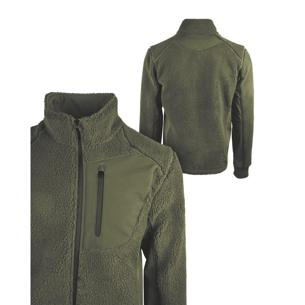 Mikina BEARFORCE COLD WEATHER fleece ZELENÁ vel. XL