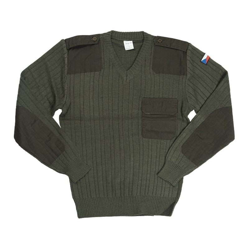 Svetr AČR V-střih vz.97 ZELENÝ vel. 182/088-092