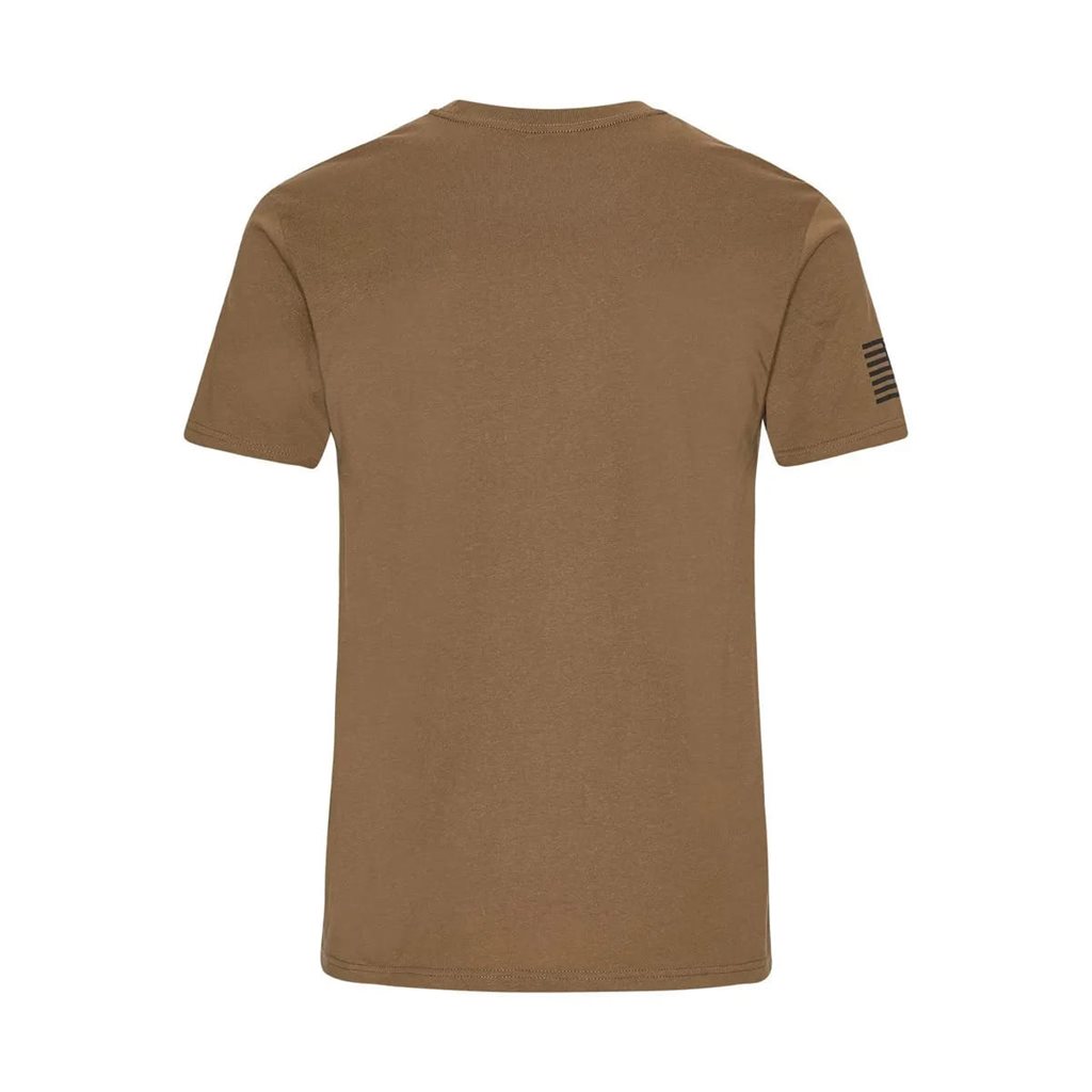 Triko CANYON HORIZONTAL s krátkým rukávem COYOTE BROWN vel. L