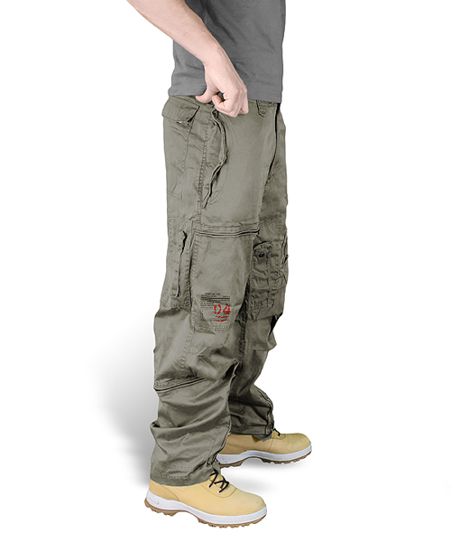 Kalhoty INFANTRY CARGO ZELENÉ