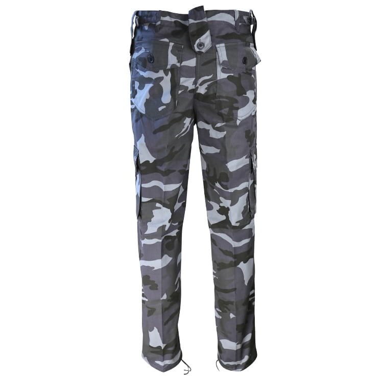 Kalhoty britské KOMBAT MIDNIGHT BLUE CAMO vel. 30