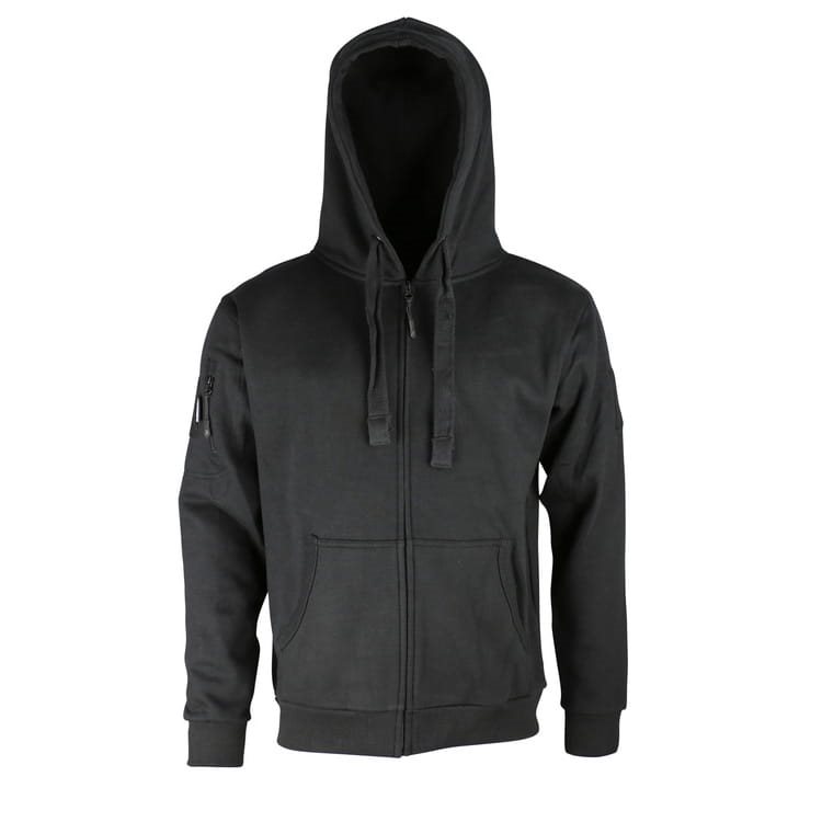 Mikina s kapucí SPEC-OPS maskování ČERNÁ vel. 3XL