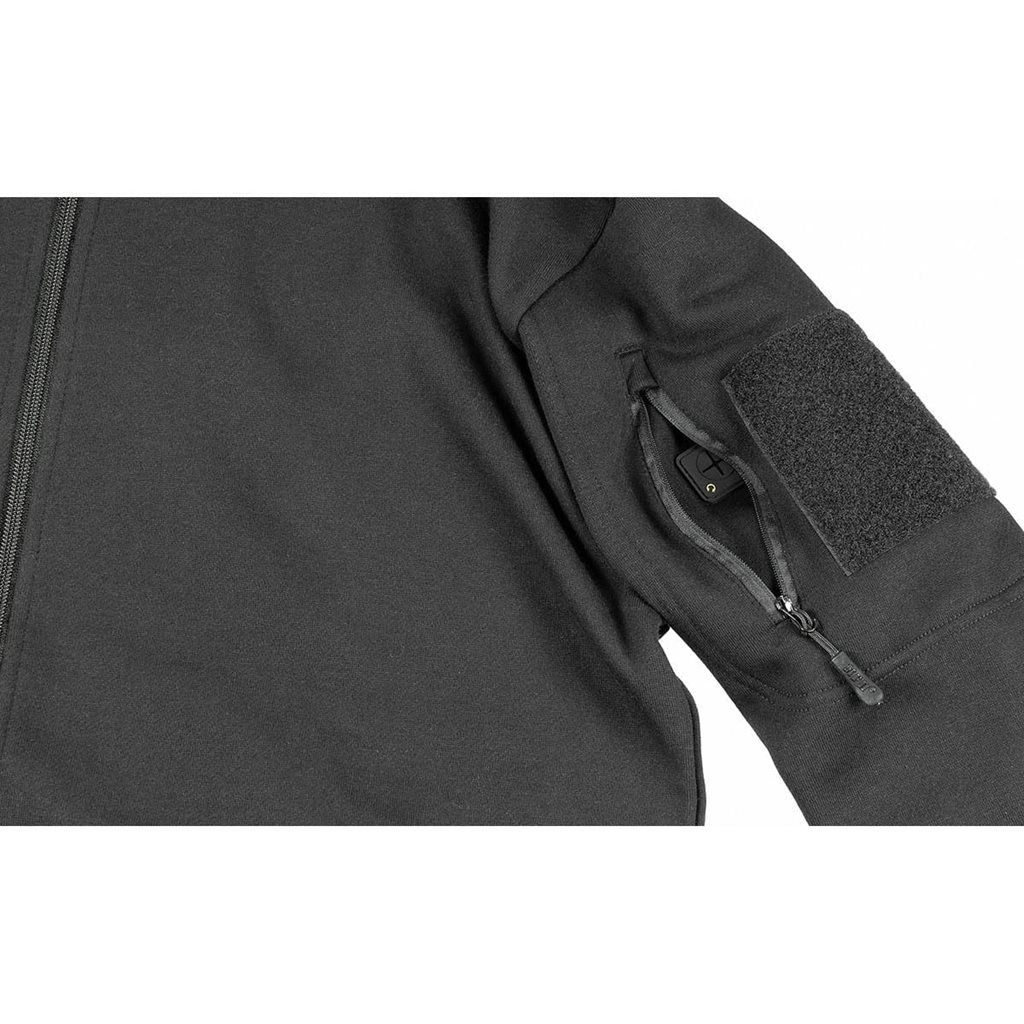 Mikina za zip TACTICAL ČERNÁ vel. L