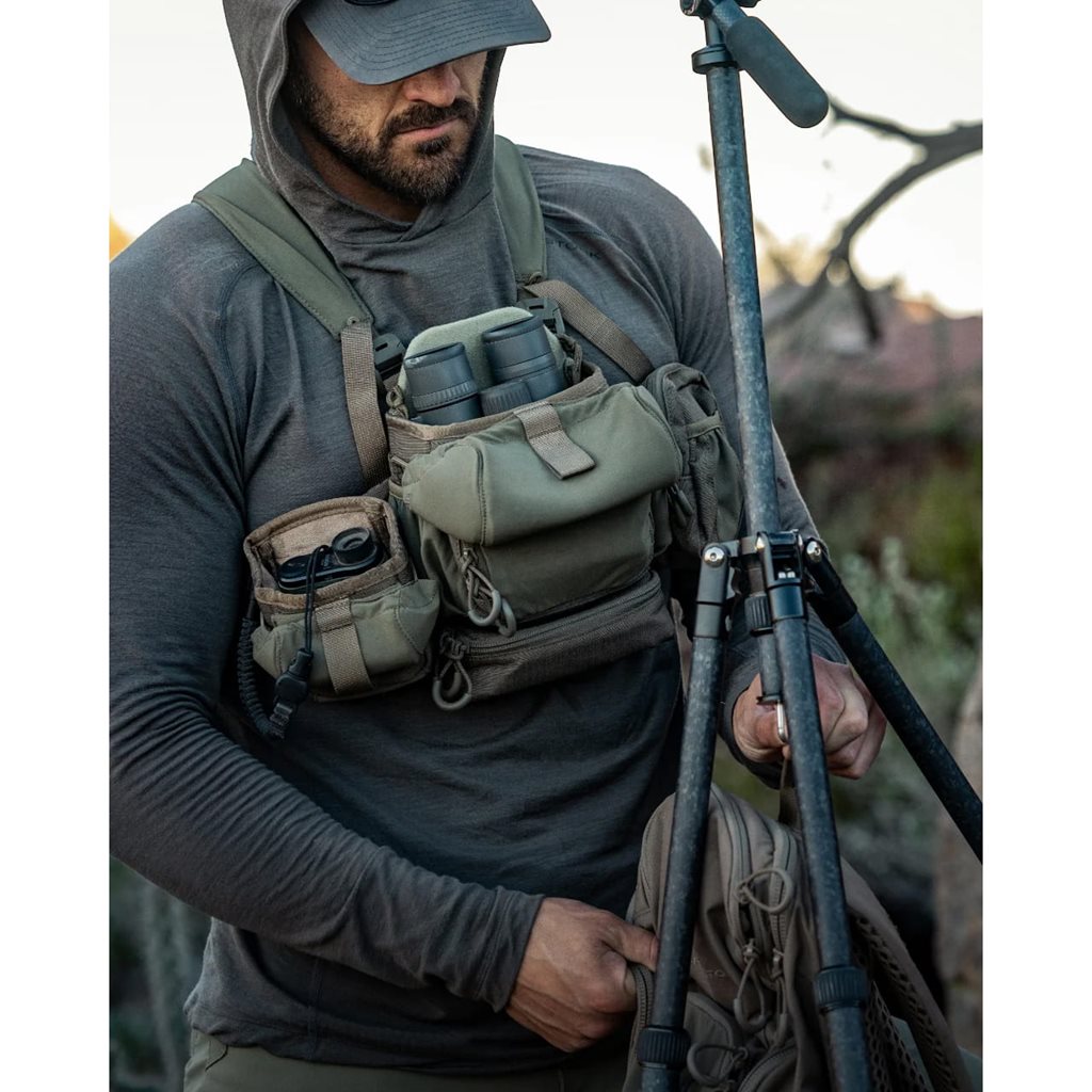 Pouzdro na dalekohled BRAVO MODULAR LARGE MILITARY GREEN