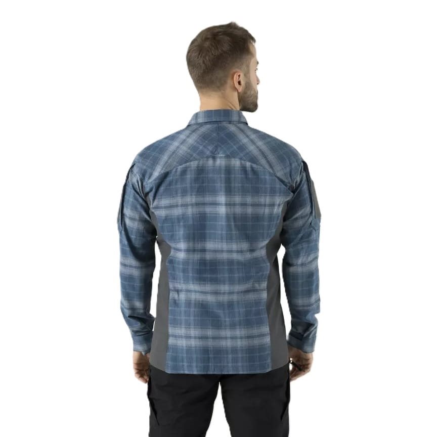 Košile MBDU WESTERN BLUE PLAID vel. L