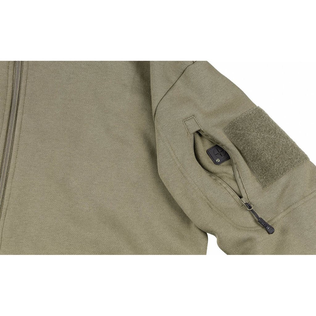 Mikina za zip TACTICAL ZELENÁ vel. S
