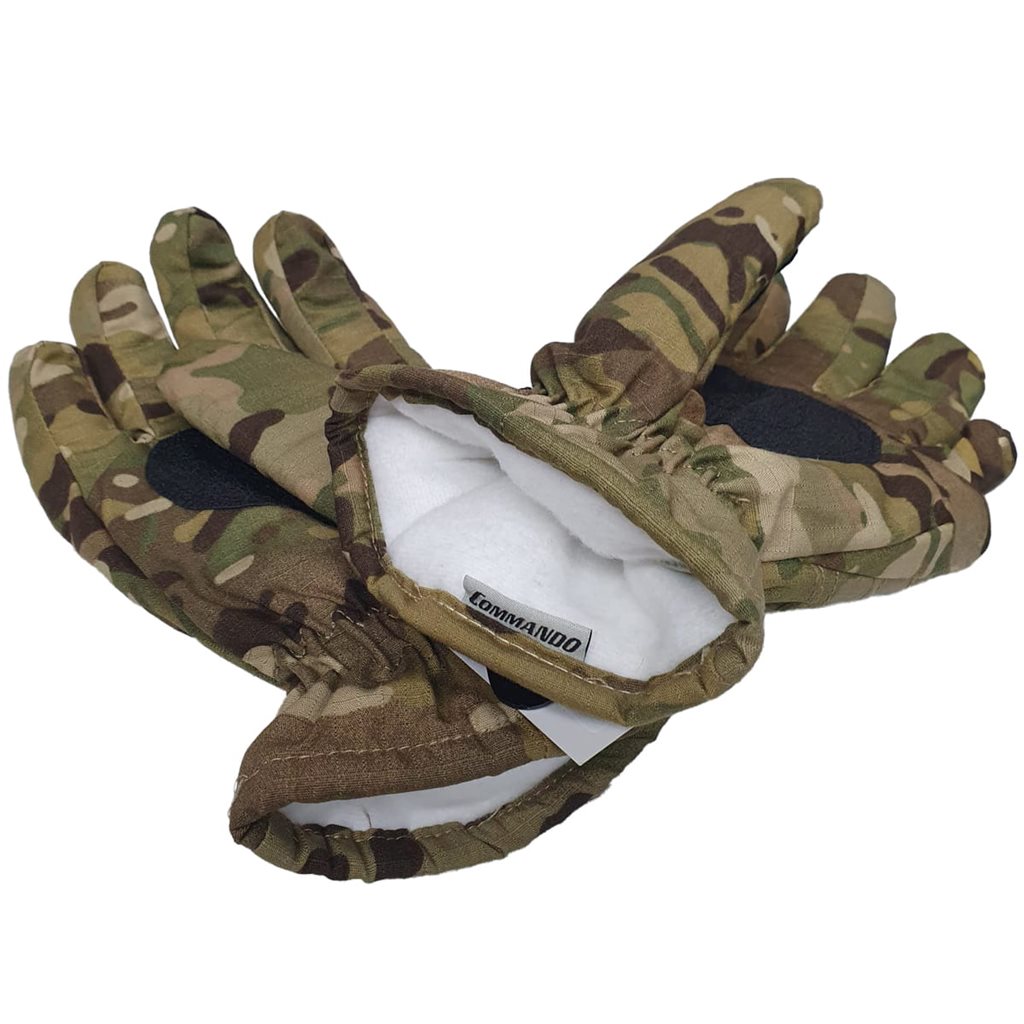 Rukavice zimní zateplené TacOp camo vel. M