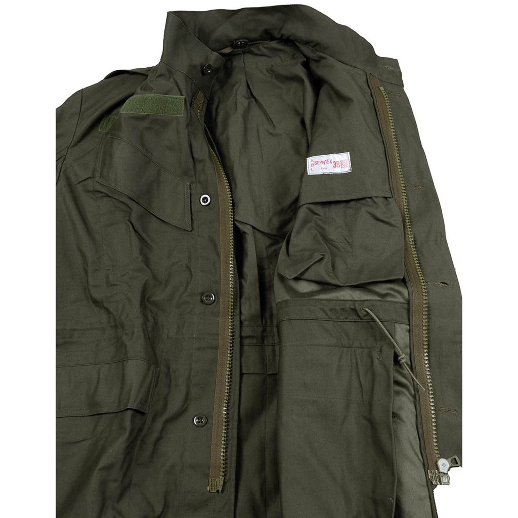 Bunda parka belgická M88 ZELENÁ vel. 150-160/085-095