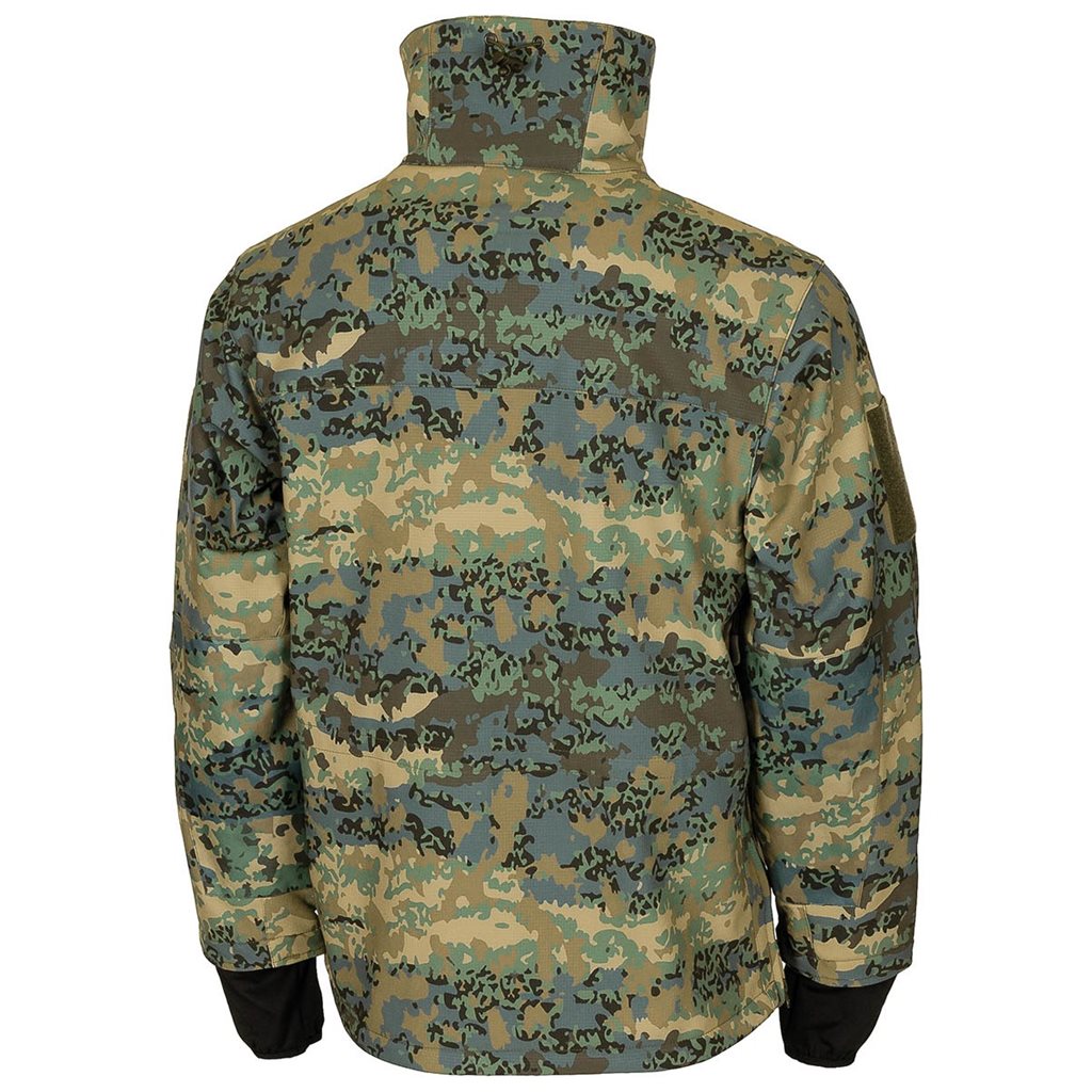 Bunda softshell HIGH DEFENCE rakouské maskování 03-Tarnanzug vel. XXL