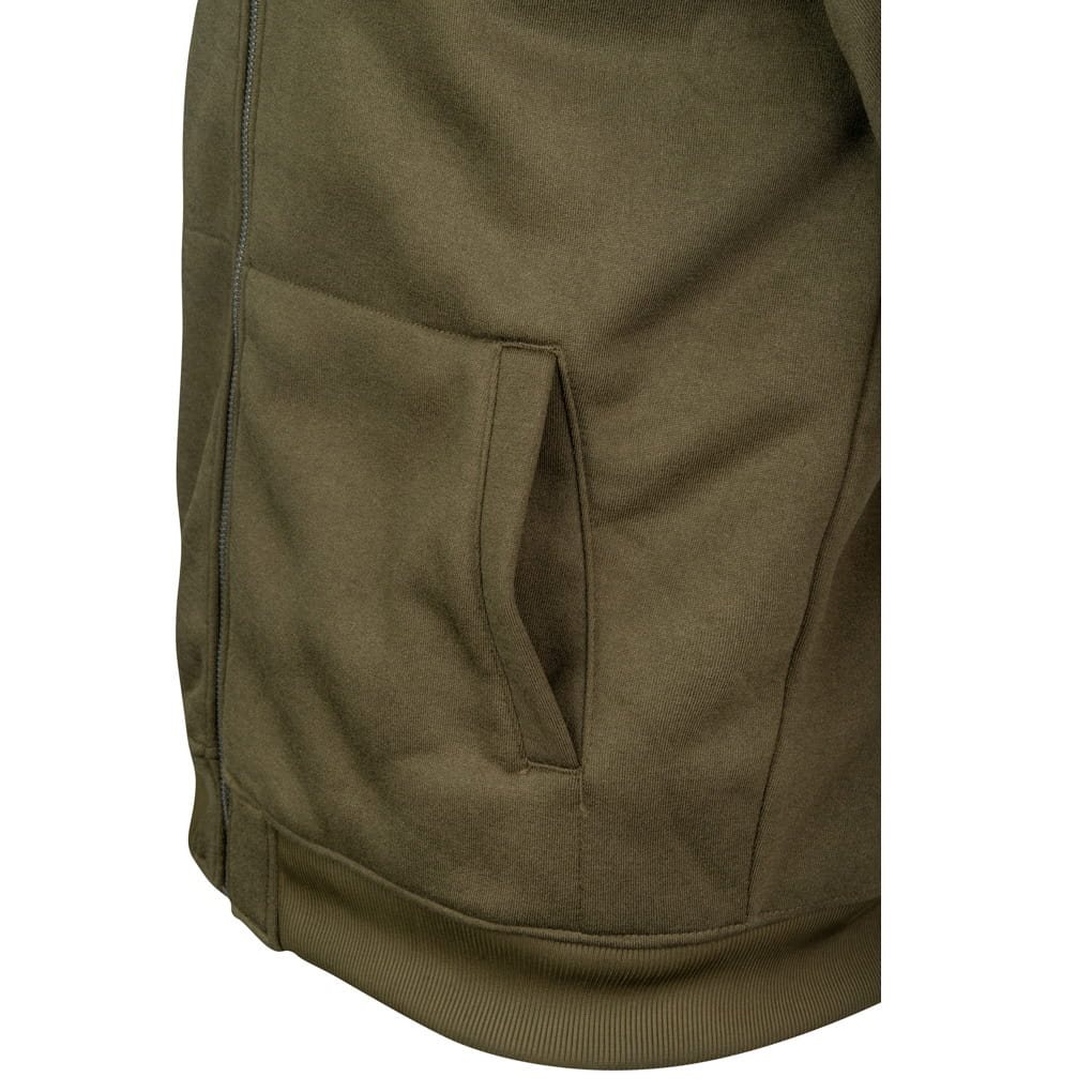 Mikina Yakka s kožíškem na zip s kapucí ZELENÁ vel. 3XL