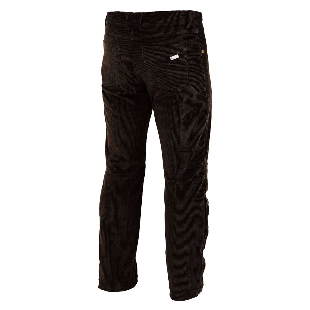 Kalhoty manšestrové DRIFT dark brown vel. 3XL
