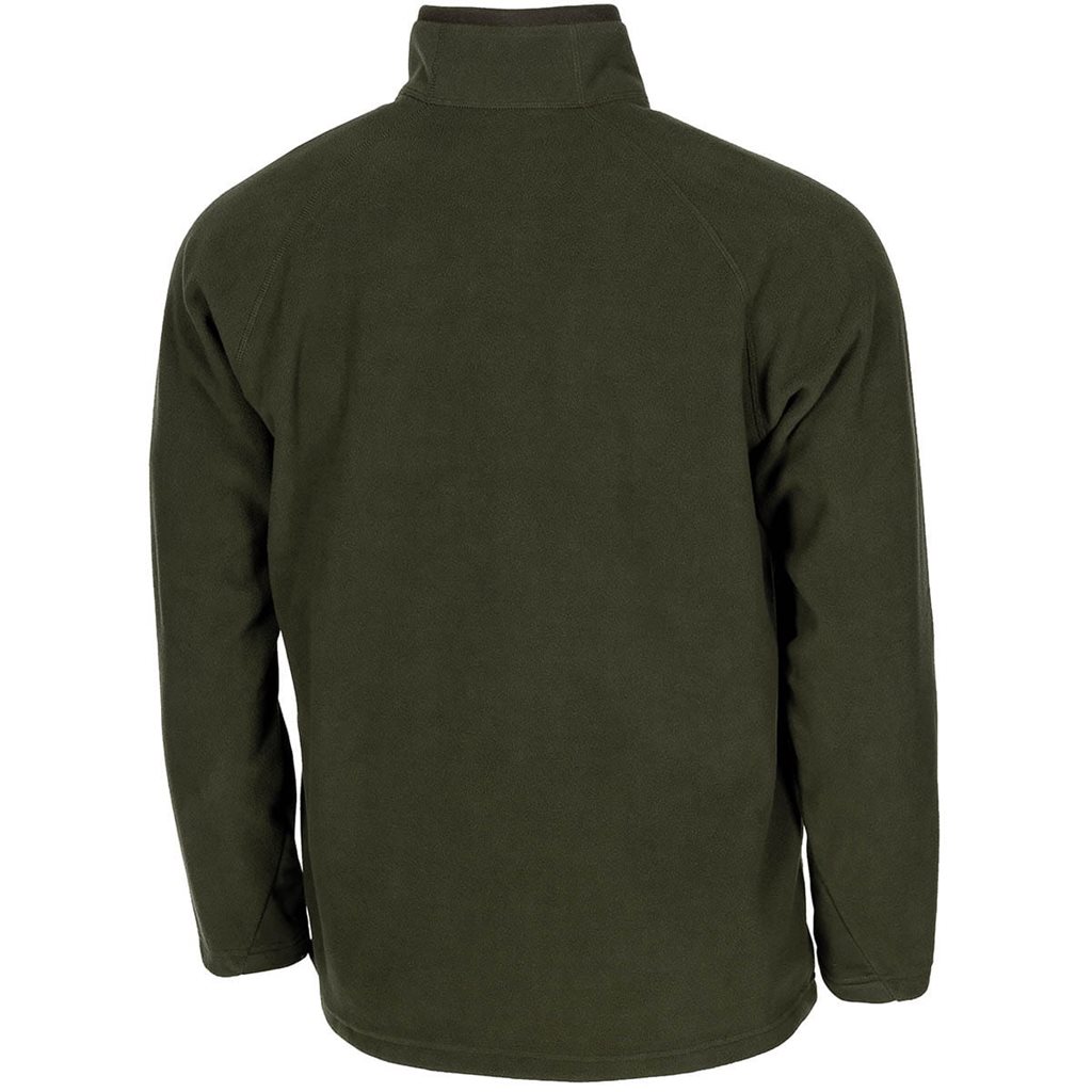 Mikina TROYER microfleece ZELENÁ