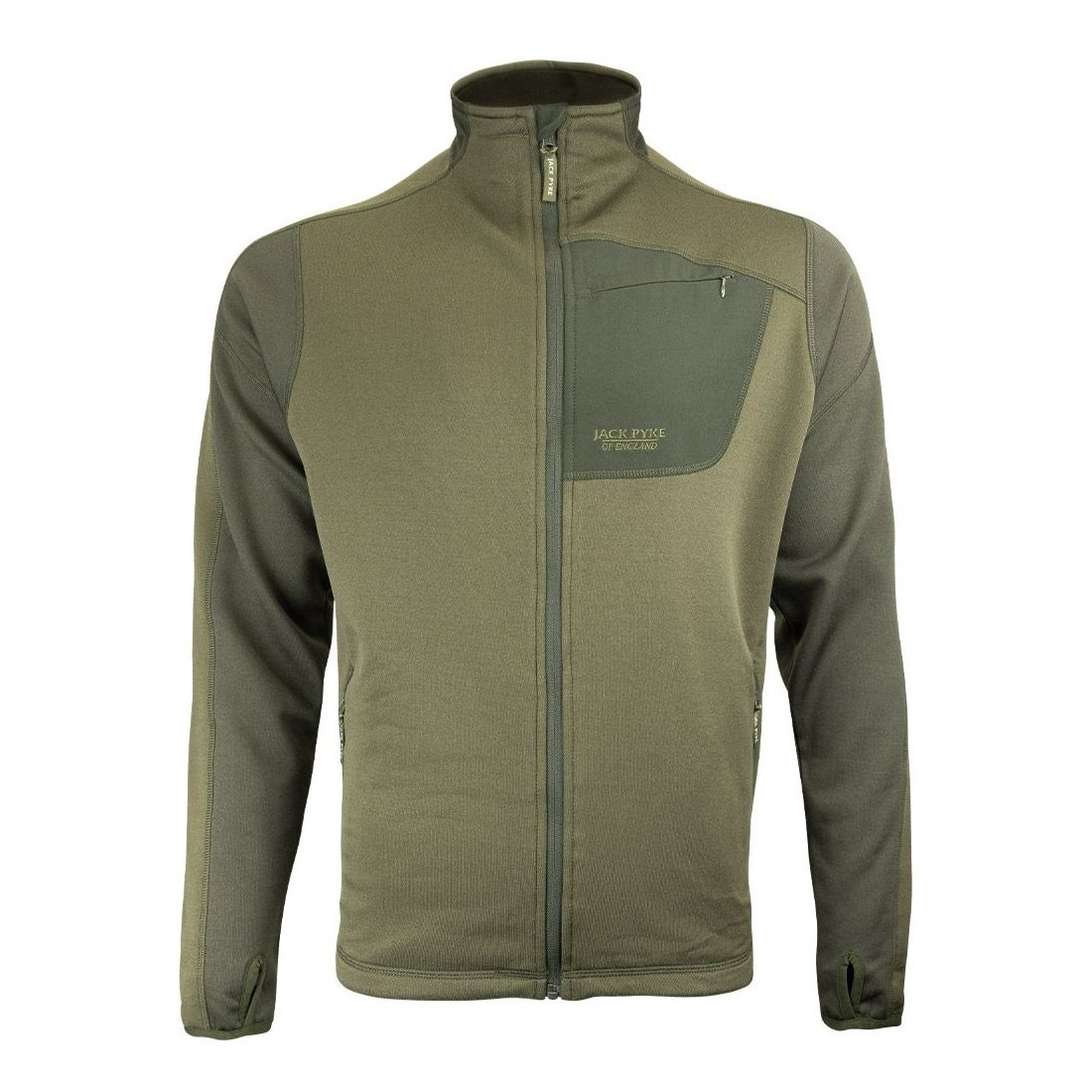 Bunda ASHCOMBE TECHNICAL FLEECE ZELENÁ vel. S