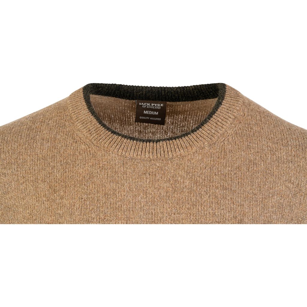 Svetr ASHCOMBE jehněčí vlna BARLEY vel. XL