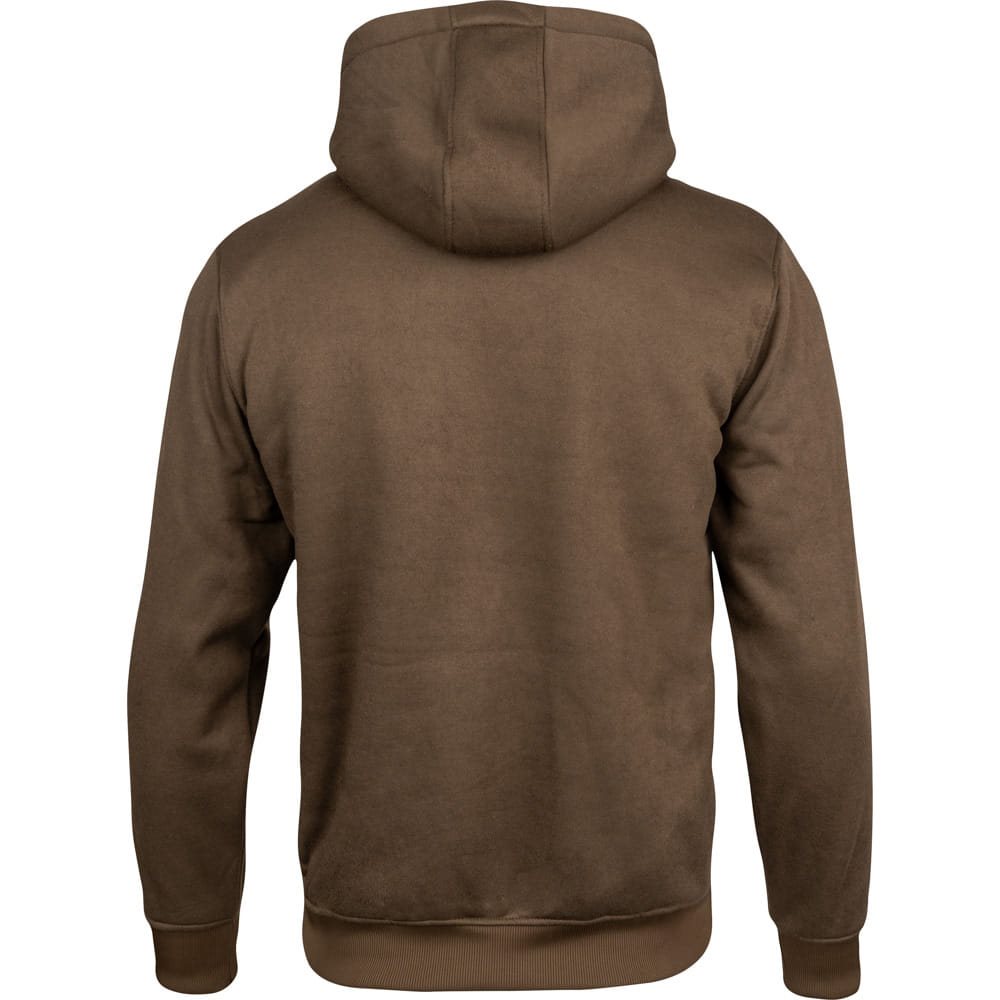 Mikina Yakka s kožíškem na zip s kapucí HNĚDÁ vel. 3XL