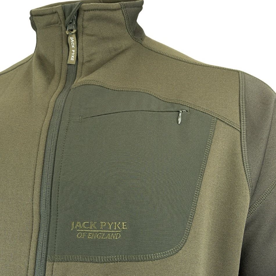 Bunda ASHCOMBE TECHNICAL FLEECE ZELENÁ vel. 3XL