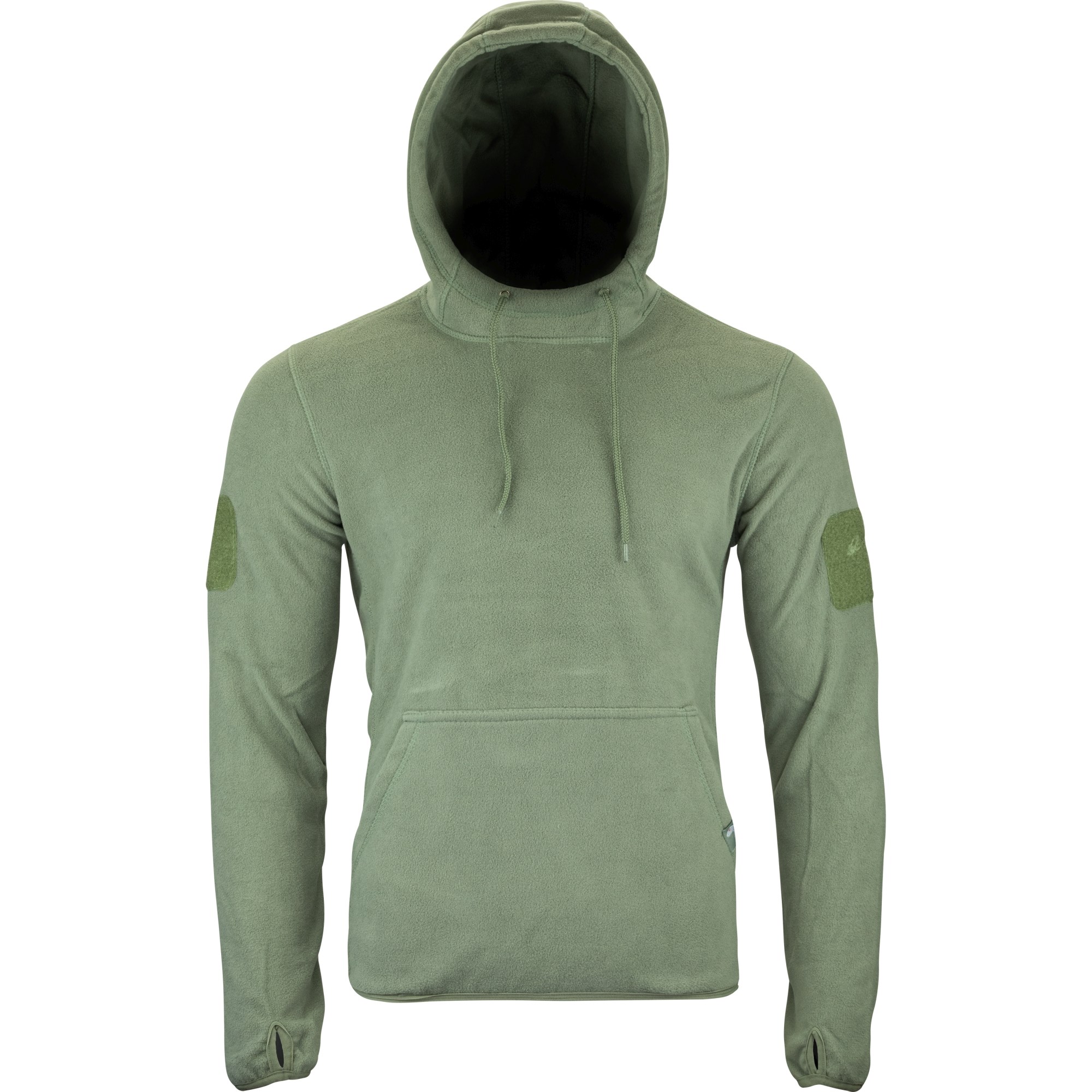 Mikina klokanka s kapucí FLEECE ZELENÁ vel. XXL