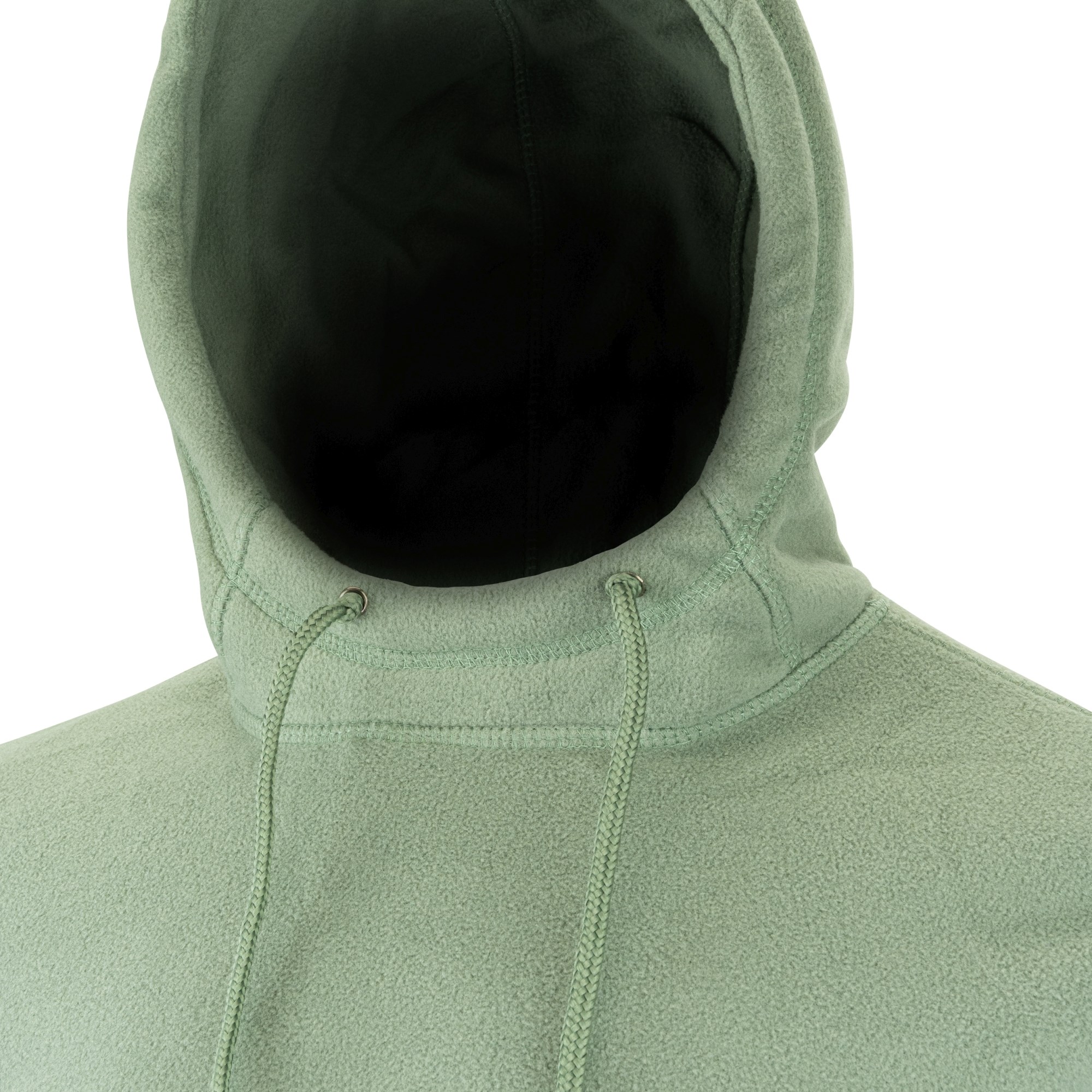Mikina klokanka s kapucí FLEECE ZELENÁ vel. XXL