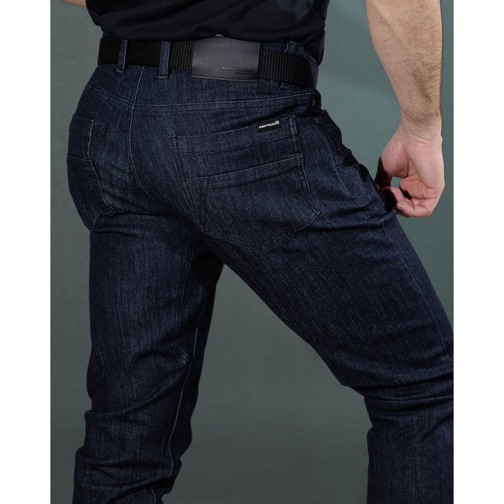 Kalhoty taktické džínové JASON Jeans TMAVĚ MODRÉ vel. 50-34