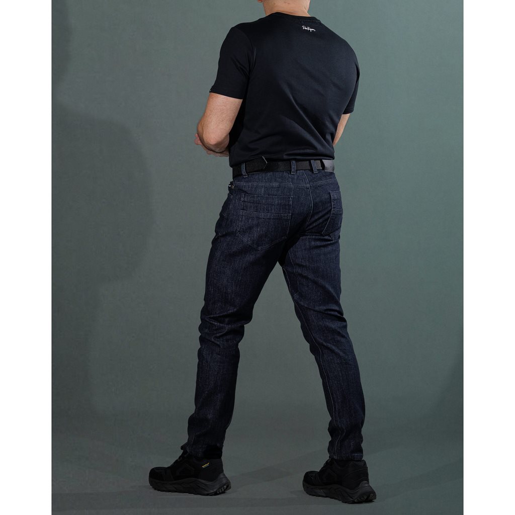 Kalhoty taktické džínové JASON Jeans TMAVĚ MODRÉ vel. 50-34