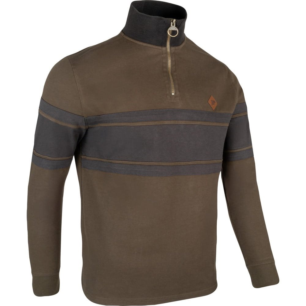 Mikina HALF ZIP CONTRAST ZELENÁ vel. 3XL