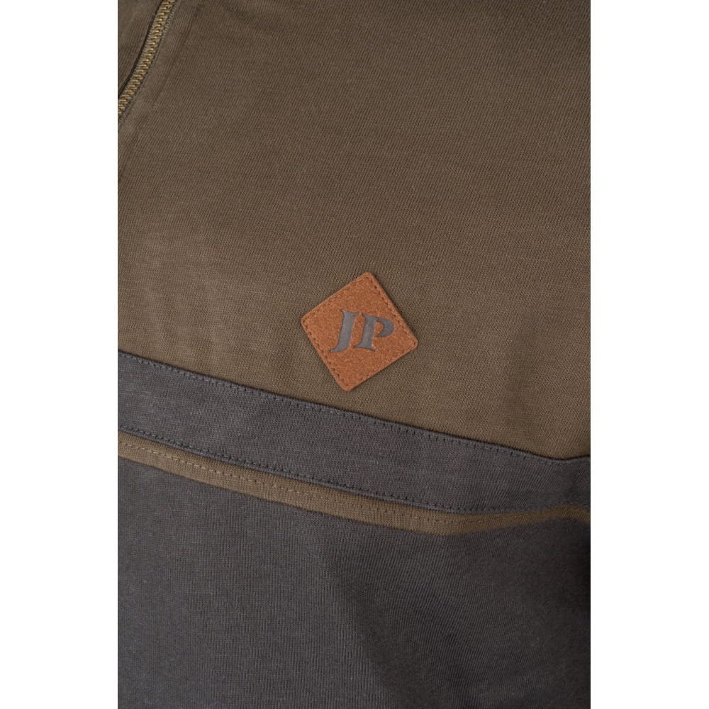 Mikina HALF ZIP CONTRAST ZELENÁ vel. 3XL
