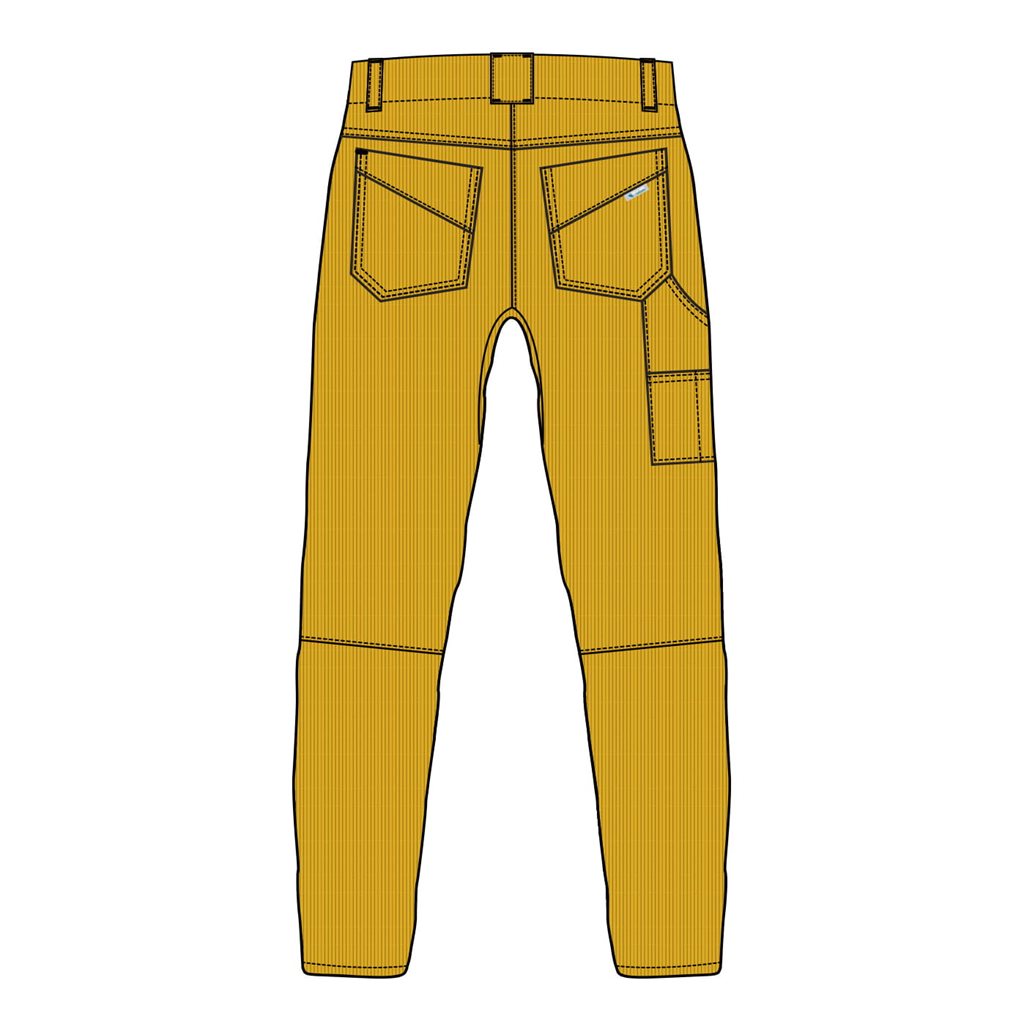 Kalhoty manšestrové DRIFT GOLD HNĚDÉ vel. XXL
